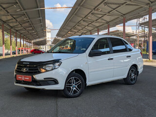 2018 Lada (ВАЗ) Granta I Рестайлинг, белый, 569900 рублей, вид 4