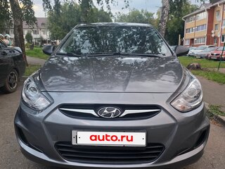 2013 Hyundai Solaris I, чёрный, 540000 рублей, вид 1