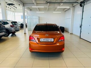 2014 Hyundai Solaris I Рестайлинг, оранжевый, 1449999 рублей, вид 5