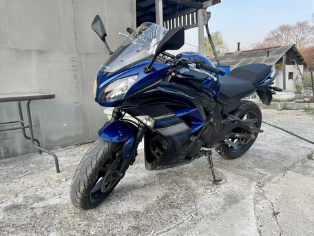 2015 Kawasaki Ninja 400, синий, 390000 рублей, вид 2