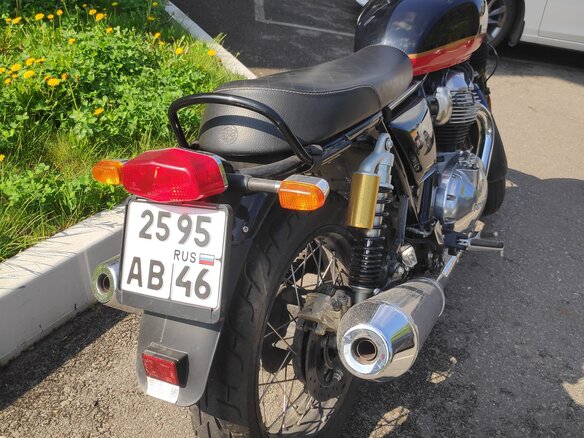 2024 Royal Enfield Interceptor, чёрный, 565000 рублей - вид 7