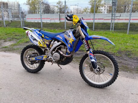 2010 Yamaha WR450F, синий, 435000 рублей, вид 1