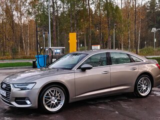 2019 Audi A6 40 TDI V (C8), серебристый, 3750000 рублей, вид 5