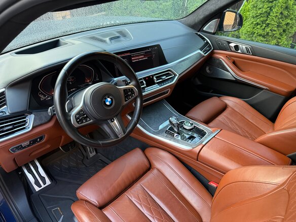 2020 BMW X5 M50d IV (G05/G18), синий, 6550000 рублей - вид 9