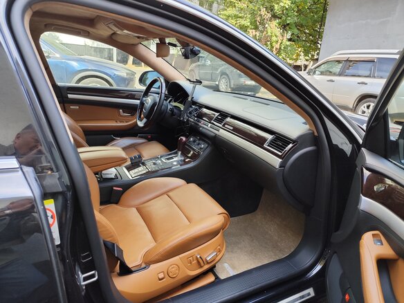 2008 Audi A8 II (D3) Рестайлинг 2, чёрный - вид 7