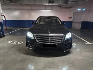 2018 Mercedes-Benz S-Класс 560 Long VI (W222, C217) Рестайлинг, чёрный, 5300000 рублей, вид 2