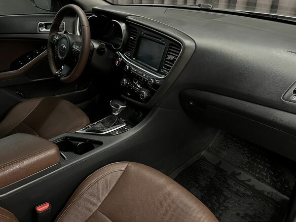 2014 Kia Optima III Рестайлинг, чёрный, 939888 рублей - вид 16