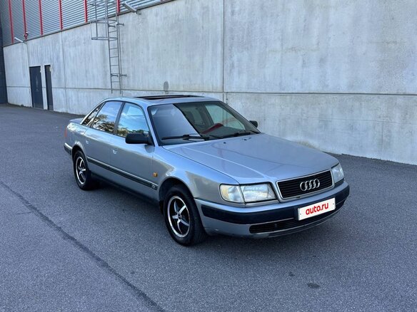 1991 Audi 100 IV (C4), серый, 380000 рублей - вид 1