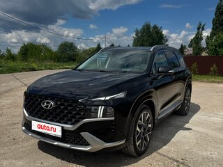 2021 Hyundai Santa Fe IV Рестайлинг, чёрный, 4500000 рублей, вид 3