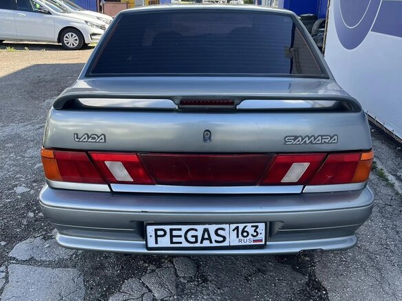 2007 Lada (ВАЗ) 2115, серый, 160000 рублей - вид 6