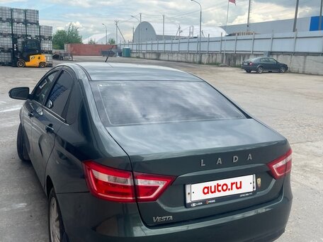 2017 Lada (ВАЗ) Vesta I, зелёный, вид 4