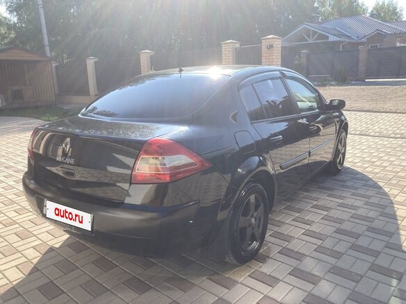 2008 Renault Megane II Рестайлинг, чёрный, 560000 рублей - вид 5