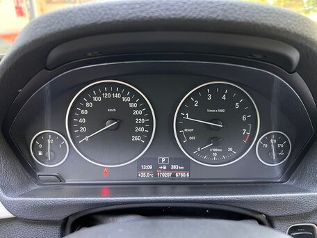 2013 BMW 3 серии 316i VI (F3x), чёрный, 1375000 рублей, вид 2