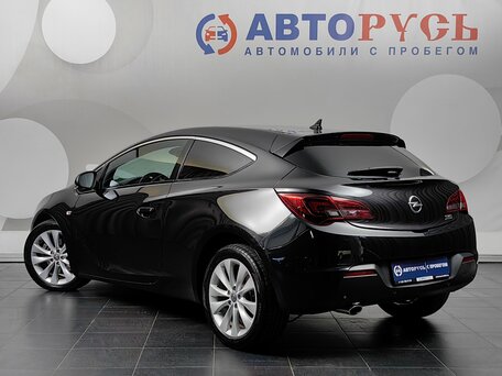 2012 Opel Astra GTC J Рестайлинг, чёрный, 675000 рублей, вид 2