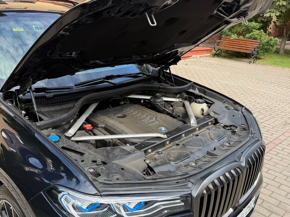 2021 BMW X7 40i I (G07), синий, 9100000 рублей - вид 13