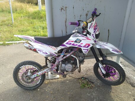 2023 Kayo Basic TT125, фиолетовый, 60000 рублей, вид 2