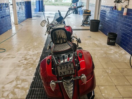 2009 Yamaha XV 1900, красный, 850000 рублей, вид 4