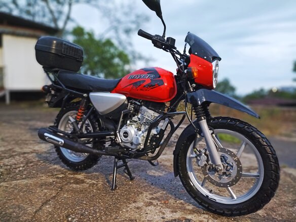 2019 Bajaj Boxer BM 150, красный, 110000 рублей