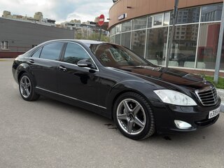 2008 Mercedes-Benz S-Класс 500 Long V (W221), чёрный, 1550000 рублей, вид 2