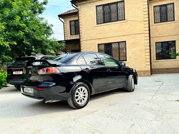2012 Mitsubishi Lancer X Рестайлинг, чёрный, 750000 рублей - вид 6