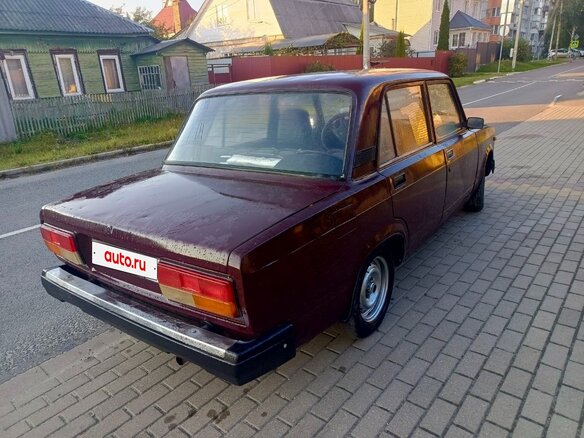 2007 Lada (ВАЗ) 2107, пурпурный - вид 1