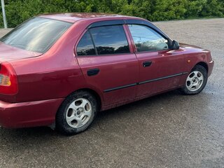 2005 Hyundai Accent ТагАЗ II, красный, 305000 рублей, вид 3