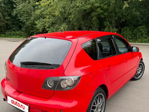 2007 Mazda 3 I (BK) Рестайлинг, красный, 560000 рублей - вид 2