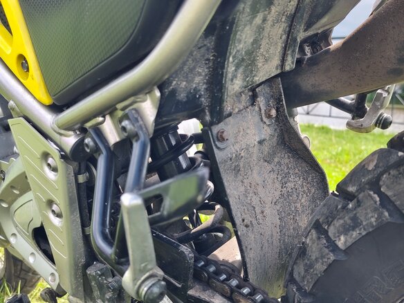 2005 Yamaha XG250 Tricker, жёлтый, 310000 рублей - вид 8
