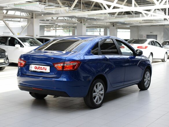 2020 Lada (ВАЗ) Vesta I, синий, 965000 рублей - вид 6