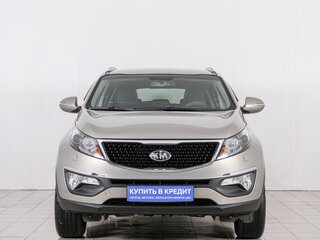2014 Kia Sportage III Рестайлинг, серебристый, 1419000 рублей, вид 2
