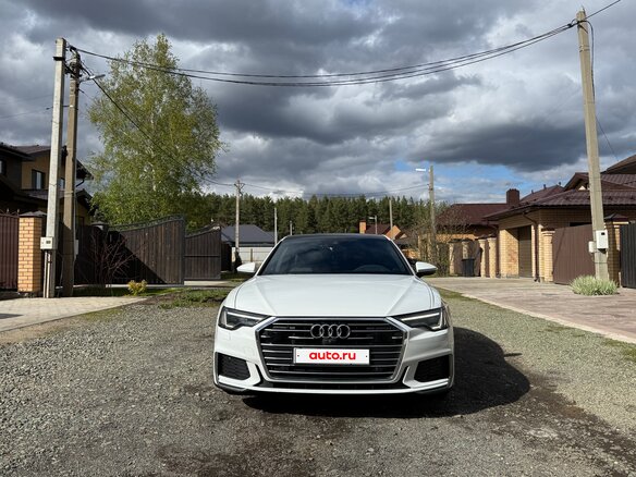 2020 Audi A6 45 TDI V (C8), белый - вид 2