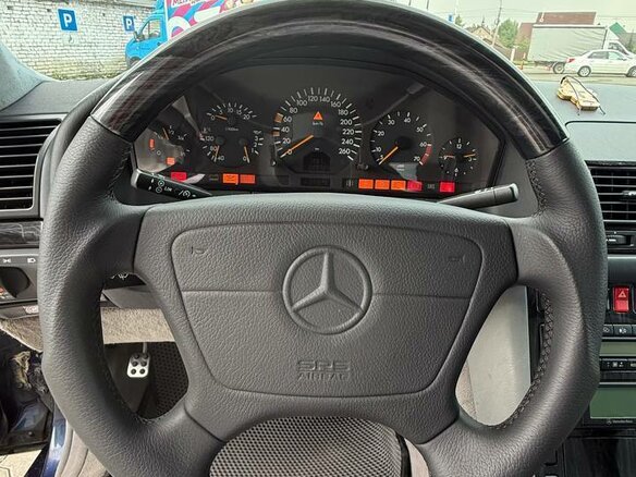 1998 Mercedes-Benz S-Класс 500 Long III (W140) Рестайлинг, синий, 4000000 рублей - вид 28