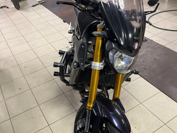 2015 Yamaha MT-09 (FZ-09), фиолетовый, 600000 рублей - вид 8