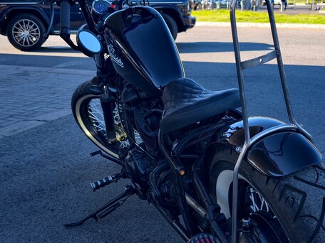 1996 Yamaha XVS400 Drag Star, чёрный, 500000 рублей, вид 3