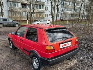 1987 Volkswagen Golf II, красный, 100000 рублей, вид 2