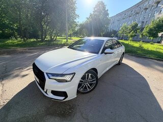 2022 Audi A6 45 TFSI V (C8), белый, 4580000 рублей, вид 3
