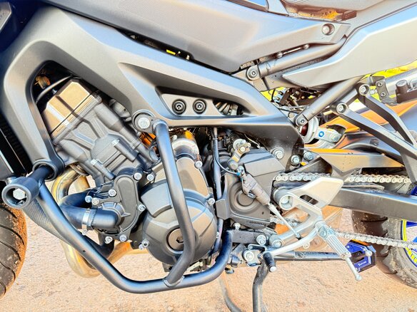 2019 Yamaha MT-09 Tracer (FJ-09), синий, 1350000 рублей - вид 7