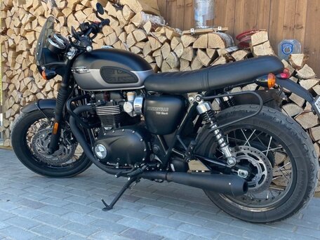 2022 Triumph Bonneville T120, чёрный, 1300000 рублей, вид 5