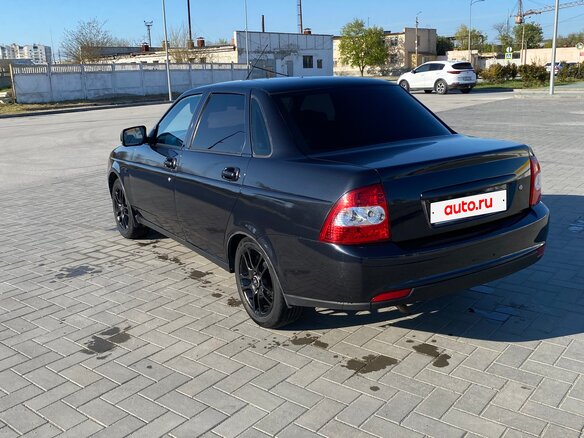 2007 Lada (ВАЗ) Priora I, чёрный, 350000 рублей - вид 5
