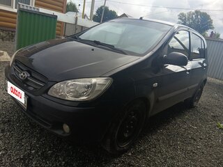 2007 Hyundai Getz I Рестайлинг, чёрный, 560000 рублей, вид 1