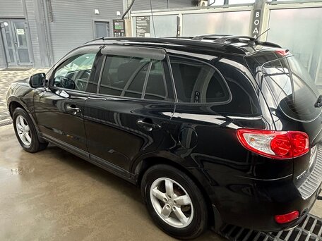 2008 Hyundai Santa Fe II, чёрный, 1000000 рублей, вид 4