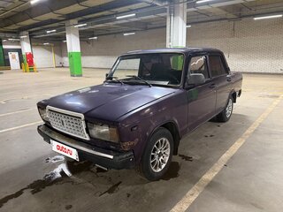 1997 Lada (ВАЗ) 2107, фиолетовый, 125000 рублей, вид 2