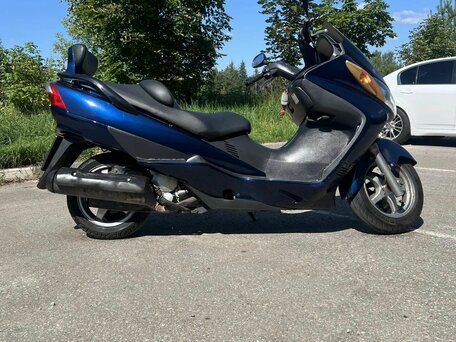 2004 Suzuki Burgman (SkyWave) 400, синий, 199999 рублей, вид 1