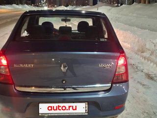 2012 Renault Logan I Рестайлинг, синий, 490000 рублей, вид 4