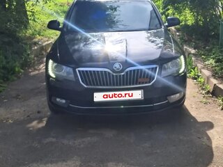 2013 Skoda Superb DSG II Рестайлинг, чёрный, 1130000 рублей, вид 2