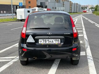 2012 Lada (ВАЗ) Kalina I, чёрный, 189000 рублей, вид 5