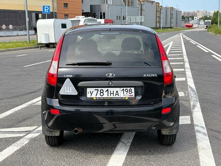 2012 Lada (ВАЗ) Kalina I, чёрный, 139000 рублей, вид 5