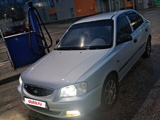 2006 Hyundai Accent ТагАЗ II, серебристый, 315000 рублей, вид 1