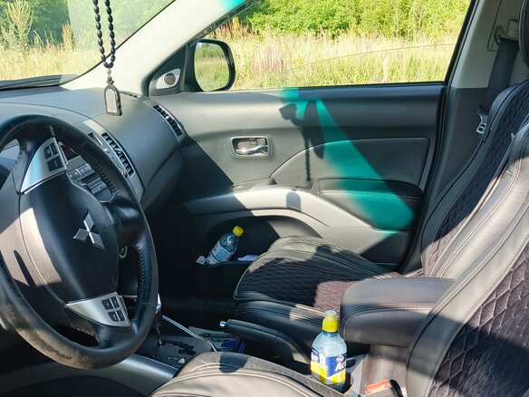 2008 Mitsubishi Outlander II, чёрный, 1149000 рублей - вид 5