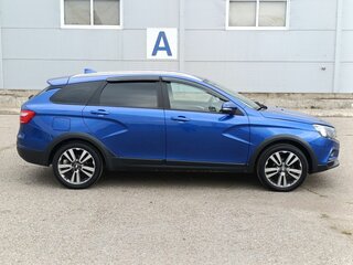2021 Lada (ВАЗ) Vesta SW Cross I, синий, 849000 рублей, вид 4